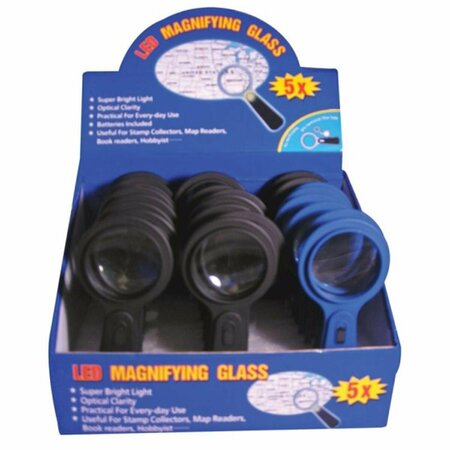 DIAMOND VISIONS MA-0114 LED Magnifying Glass, 24PK DI6555
